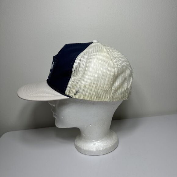 Fontanelle Hybrids Patch SnapBack Trucker Mesh Hat Cap Blue Farm Ag Vintage - Picture 3 of 9